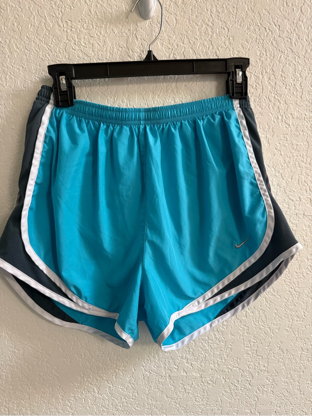 Nike Women’s Turquoise Athletic Shorts with Black Trim